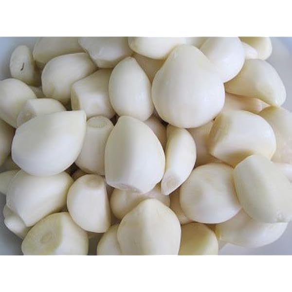 Amazon.co.jp: むきにんにく520g 青森県産ホワイト六片種にんにく 剥き